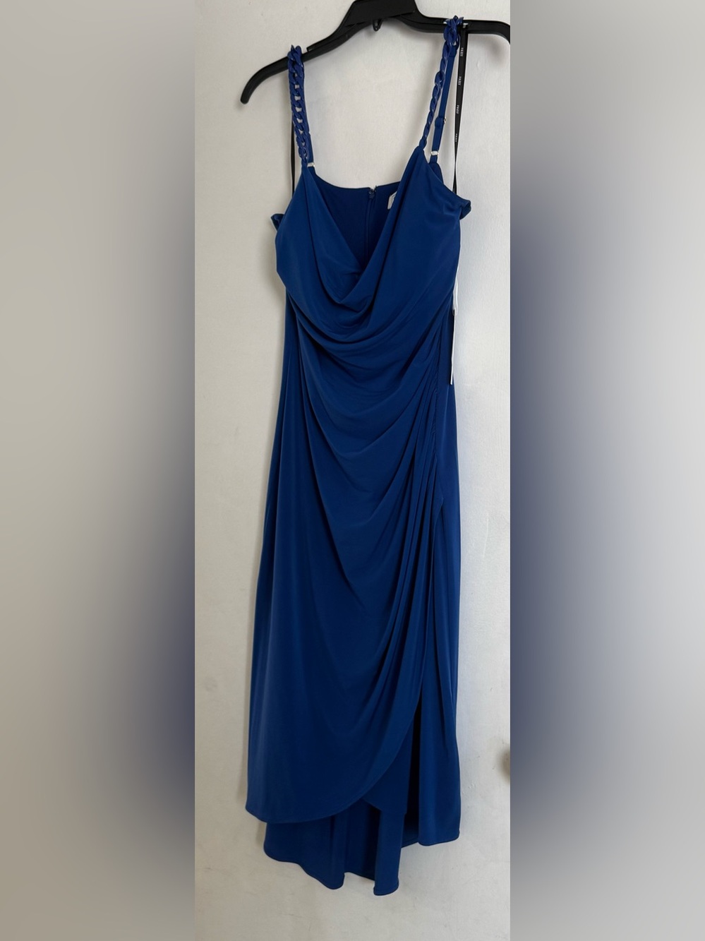 Siena Studio Royal Blue Draped Maxi Dress